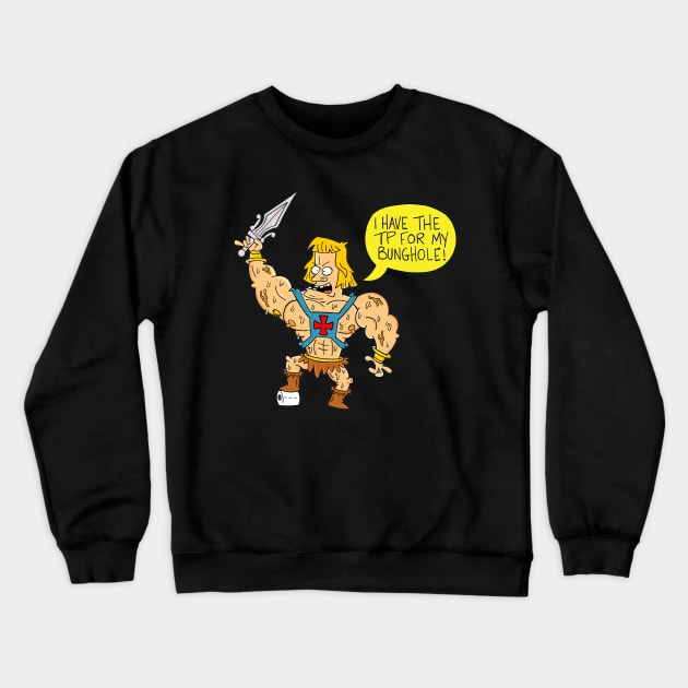 Beavis and the Masters of the Toilet Paper Crewneck Sweatshirt by Crockpot